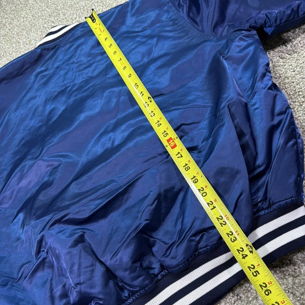 Yankees Starter Satin Jacket 90s Size Large Diamond Collection Authentic USA - Picture 7 of 9